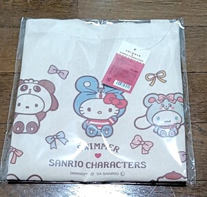 SWIMMER×サンリオ　SANRIO　トートバッグ　キティちゃんクロミポムポムプリンシナモンロールポチャッコマイメロディ