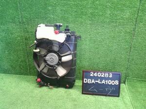 ムーヴ DBA-LA100S CVT　2WD　5枚羽　ラジエーター電動ファン　シュラウド 16400-B2131 自社品番240283