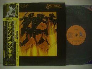 ■ 帯付 LP 　サンタナ / マラソン ライトニング・スカイ SANTANA MARATHON 1979年 25AP 1628 ◇r60118