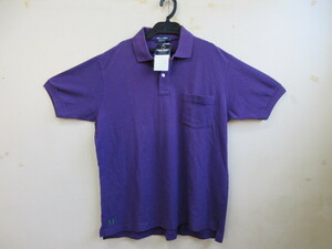 【新品タグ付き】フレッドペリー　FREDPERRY　ビンテージ　ポロシャツ　　ＭＡＤＥ　ＩＮ　JAPAN　　レトロタグ　Lサイズ　　BIG　SHIRT