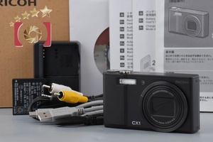 【中古】RICOH リコー CX1 ブラック コンパクトデジタルカメラ 元箱付き