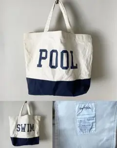 ★希少 the POOL aoyama キャンバス ショルダー トート バッグ