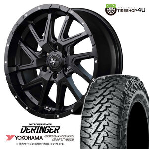 4本セット NITROPOWER DERINGER 20x8.5J 6/139.7 +20 SGBK YOKOHAMA GEOLANDAR M/T G003 275/55R20 FJクルーザー など