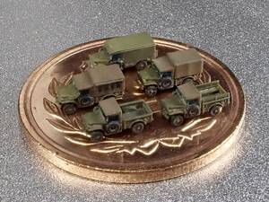 1/700　MUS SET19　米軍 ダッジM37,M42,M43トラック　セット