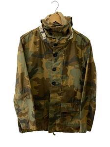 FULL COUNT◆USN BACK SATIN CAMO PARKA/38/コットン/KHK/カモフラ/2806//