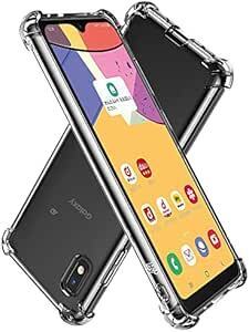 Hy+ Galaxy A21 耐衝撃 SC-42A SCV49 ケース カバー ストラップホール 米軍MIL規格 クリア 衝撃吸収