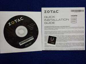 ZOTAC GT 710 ZONE Edition 1GB 64BIT DDR3 ドライバディスク,説明書 ④