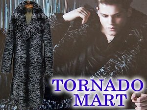 雑誌掲載・送料無料！新品▼トルネードマートファーコートL▼TORNADOMART▼毛皮▼