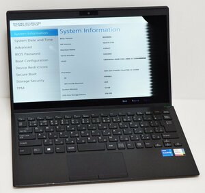 ★VAIO Pro PG Core i5-1235U 13.3型ワイドTFT16GB/SSD256GB/無線LAN/カメラ/VJPG21★液晶破損