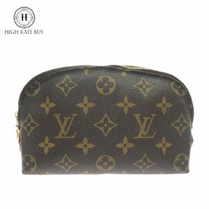 1円スタート LOUIS VUITTON ルイヴィトン ポシェット コスメティック M47515 CA1929 モノグラム 化粧ポーチ 小物入れ ブラウン レディース