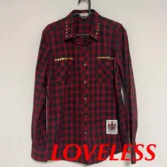 LOVELESS 赤チェックシャツ