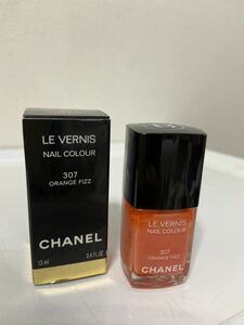 CHANEL シャネル ヴェルニ 307 ORANGE FIZZ オレンジ　フィズ　ネイルカラー マニキュア　残量たっぷり　定形外発送220円