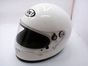 【送料無料】Arai アライ GP-2K WHITE ホワイト Lサイズ 59-60cm 4輪用 カート フルフェイスヘルメット