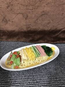 ★食品サンプル★冷やし中華★中華★飲食店★レストラン★簡易清掃★中古品★麺★ディスプレイ★