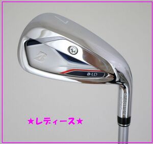 ●レディース！中古美品！2022年モデル！ブリヂストン★B-LD アイアン　単品＃7　AiR Speeder BS-LD for Iron　L　(69657