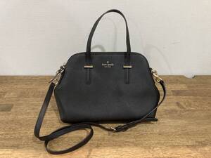 2411413 ケイトスペード Kate Spade ハンドバック 2way 牛革 RN0102760/CA57710 レディース ブラック 袋付き