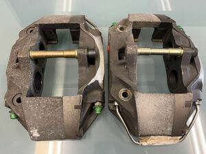 ☆7 中古 AP Racing 4ポットブレーキキャリパー ラジアルマウント 4ピストン Brake Caliper 左右セット