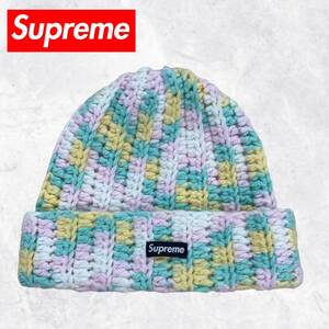 【希少】Supreme 21FW Crochet Beanie Yellow