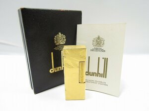 1円スタート 着火未確認 dunhill ダンヒル ガスライター ゴールド ヴィンテージ品 中古