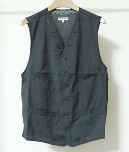 Engineered Garments エンジニアードガーメンツ Cinch Vest Tropical Wool シンチ ベスト M 灰 トロピカルウール