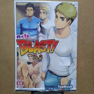 TopRush Top Rush 聖志(TomCat Tom Cat 京太)「ハッテンBLAST1&2」オリジナルBL同人誌 B5/66P R-18 成人向け 18禁 ゲイ ホモ 筋肉 ガチムチ