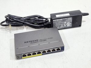 [現状品] NETGEAR PoEスイッチングハブ ProSAFE PLUS 8-Port Gigabit Switch With 4-port POE GS108PEv3 初期化/FW(2.06.24)更新済み