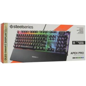 SteelSeries ゲーミングキーボード Apex Pro JP ブラック [管理:1000027905]