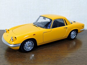 難あり オートアート 1/18 ロータス エラン S/E クーペ ミニカー イエロー LOTUS Elan レア ジャンク