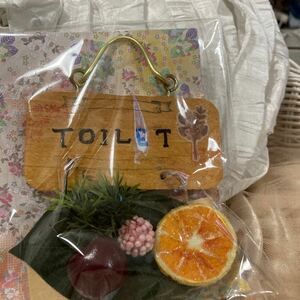 ハンドメイド、トイレプレート