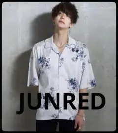 憂様専用♡【JUNRED ジュンレッド】サテン♡花柄シャツ♡M