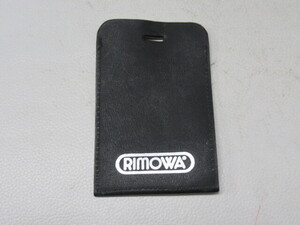 ◆8.RIMOWA リモワ ネームタグ ブラック/黒/中古