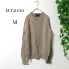 ダイナモ ニットセーター 【M】 ベージュ メンズ Dinamo ウール 美品