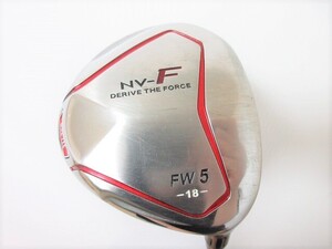 マグレガー◆◆ マックテック NV-F TYPE-2 (NV-RED) フェアウェイ 5W-18度 純正カーボン(S) ◆◆MACTEC ゴルフクラブ CY68