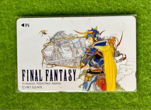 【未使用】テレホンカード 50度数　FINAL FANTASY Ⅲustration YOSHITAKA AMANO