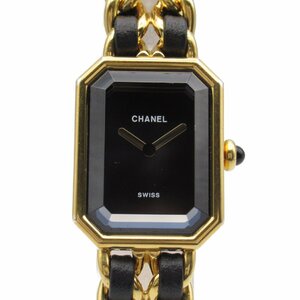 シャネル プルミエールL ブランドオフ CHANEL GP（ゴールドメッキ） 腕時計 GP/革 中古 レディース