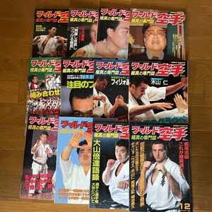 極真空手　極真の専門誌 ワールド空手 1997年1月号から 12月号 計 12冊 美品