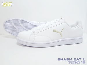 ■PUMA■スマッシュキャットL(26.5cm)■WHT/GLD■362945 10