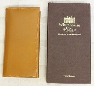 1A5695■ホワイトハウスコックス S9697 ブライドルレザーロングウォレット Whitehouse Cox 長財布