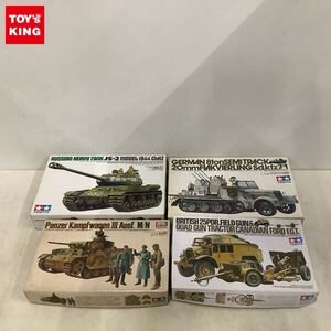 1円〜 タミヤ 1/35 ソビエト重戦車 JS-2 1944年型 ChKZ、ドイツ III号戦車 等