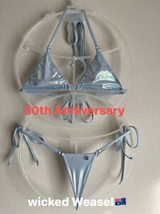 【w2】30th Anniversary Model Micro Bikini 312&456 Light blue Ssize made in Australia