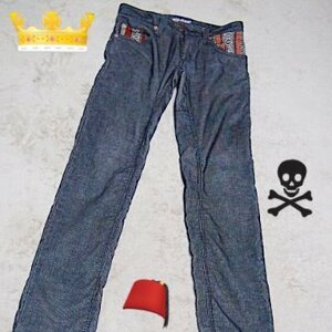 HAND TAIL DRED DENIMのデニムボトム(L)