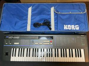 KORG DW-6000 シンセサイザー 名機 電源ケーブル/純正ケース 動作確認済み 中古電子楽器