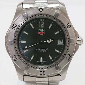 【１円スタート！】電池交換済み！ タグホイヤー TAGHEUER WK1115 2000シリーズ プロフェッショナル PROFESSIONAL メンズ 腕時計 ⑥