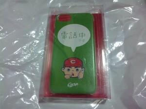 【カモ-新品】(広島カープ)iPhoneクリアケース (iPhone6/7/8) 電話中 カープ坊や