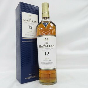 【未開栓】The MACALLAN ザ・マッカラン 12年 ダブルカスク ウイスキー 700ml 40% 箱付 11592561 0601