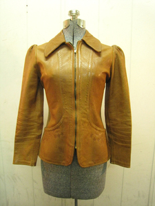 70s NATURAL COMFORT Leather Jacket ナチュラルコンフォート Vintage レザー ジャケット ビンテージ ヴィンテージ レディース