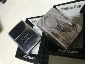 ZIPPO ジッポ アウトドア ライフ outdoor life キャンプ 鹿 シカ 2個セット 1997年製 未使用