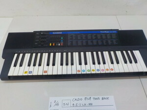 TIN●〇★CASIO　カシオ　TONE　BANK　キーボード　LK-200　4-2/25（ま）★