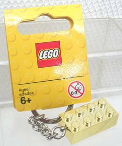 LEGO レゴ 850808 キーホルダー 金 ゴールド