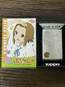 zippo けいおん !! 田井中 律 アニメ 両面デザイン K-ON 2011年製 Ritsu TAINAKA Mio AKIYAMA 秋山澪 デットストック 専用ケース 保証書